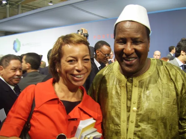 With Alpha Oumar Konaré — African Union Commission
