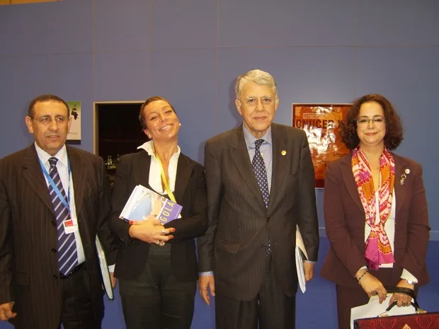 With El Fassi Abbas — Prime Minister of Morocco