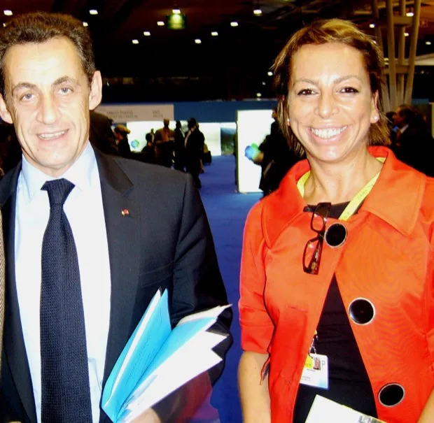 With Nicolas Sarkozy — President of France