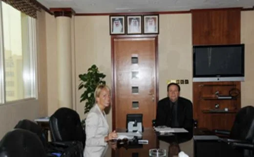 With the Minister of Commerce of Bahrain