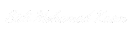 Signature of Sidi Mohamed Kaem