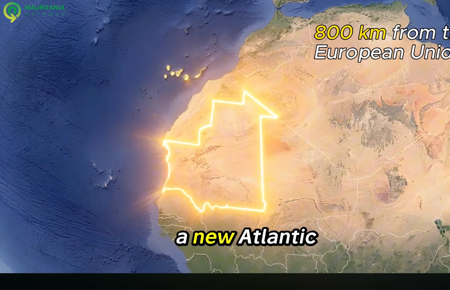 Explainer map: Mauritania, 800 km from the European Union