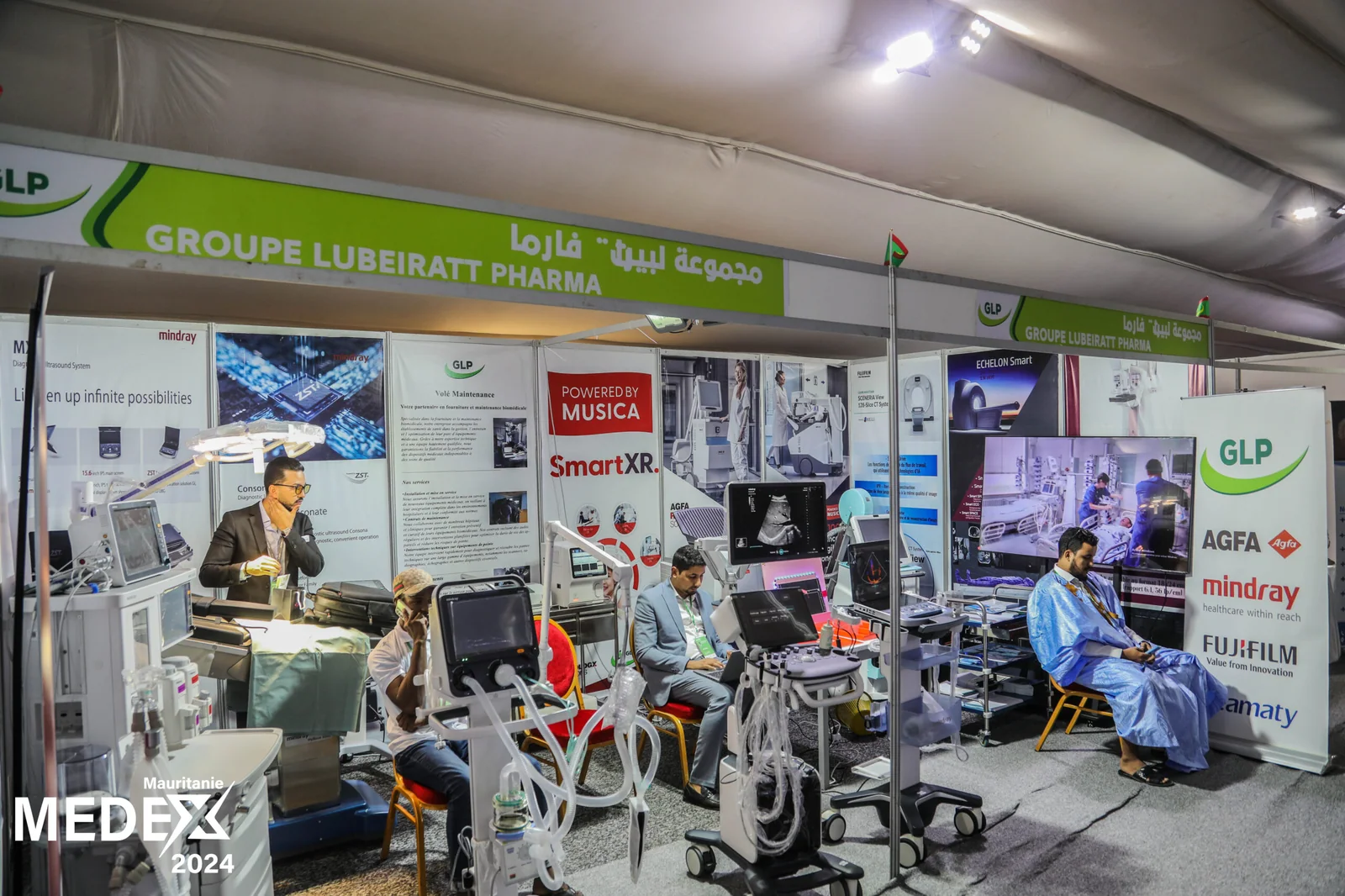 Medical imaging on show at the MEDEX 2024 exhibition floor