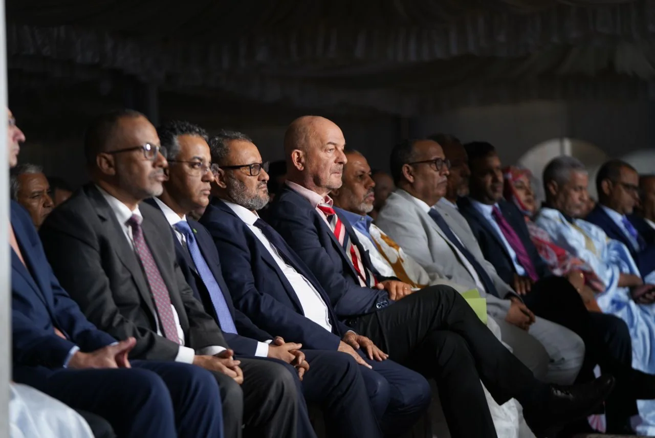 Officials and guests of honour at the opening ceremony