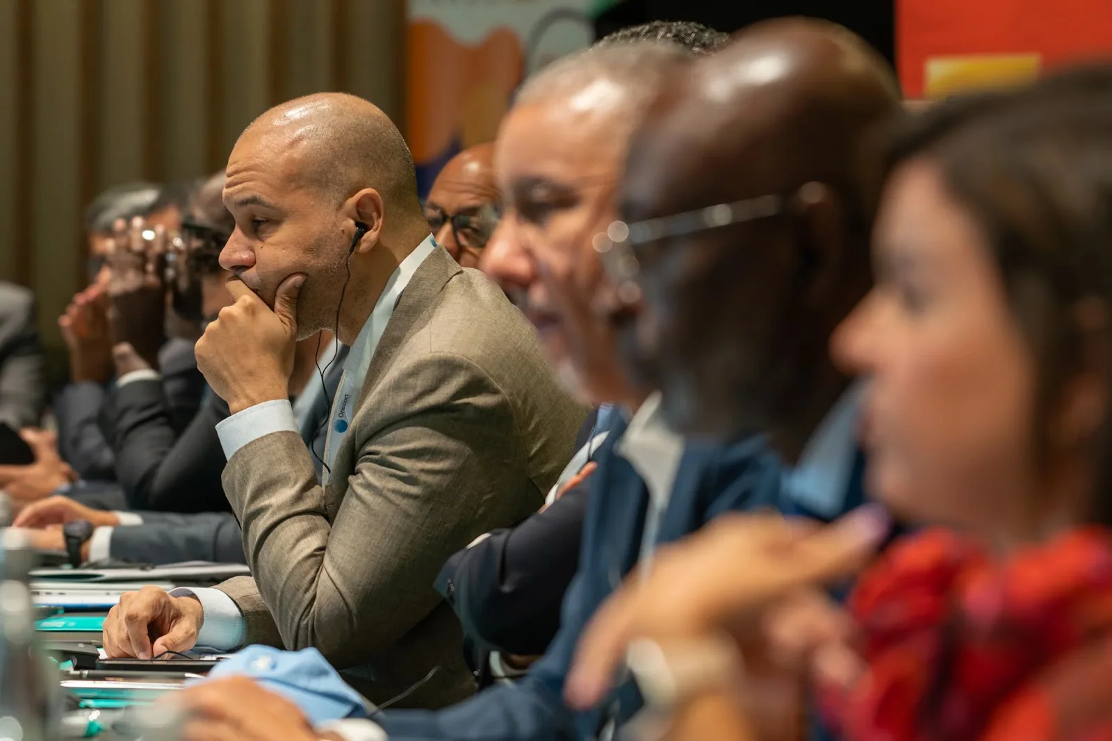Close attention along the Mauritanian side of the table