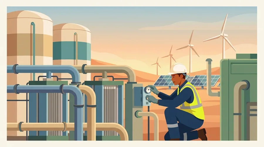 Green Hydrogen Technician: plant operation and maintenance
