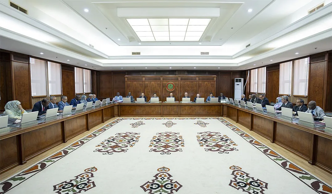 Council of Ministers reviewing the Dakhlet Nouadhibou programme • 29 July 2026. Photo: AMI.
