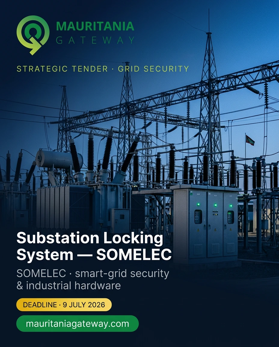 Supply and deployment of an electromechanical locking system for distribution substations